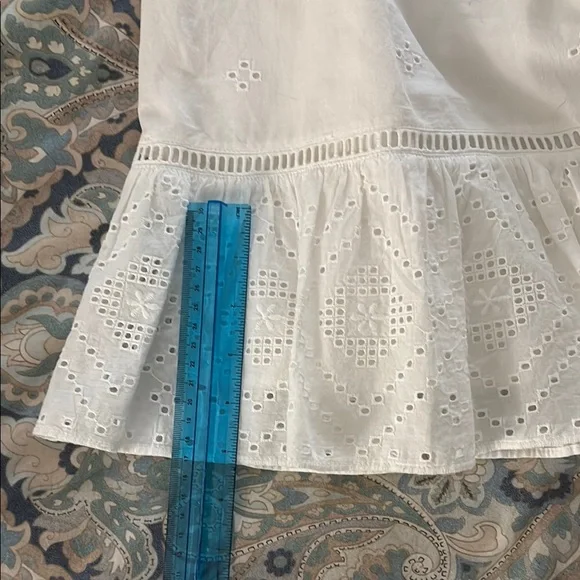 Madewell White Eyelet Skirt - Picture 5 of 5
